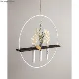 Bastelpackung Deko Ring + Holzboard