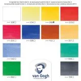 VAN GOGH Koffer-Set aus Kunststoff mit 12 Aquarellfarben in 10 ml-Tube