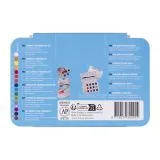 VAN GOGH Basiskasten Aquarellfarben mit 12 Farben in halbe N�pfchen + 3 Farben gratis