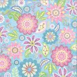 Premium Glitter Scrapbook paper Flora 264