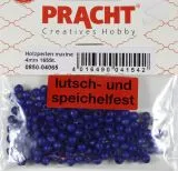 Pracht Holzperlen 4mm 165St marine