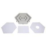 Silikon Gie�form Kerzenst�nder Sechseck