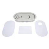 Silikon Gie�form Kerzenst�nder Oval