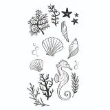 Clear Stamps Set 15PK - Ocean Elements