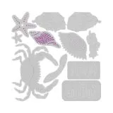 Sizzix Thinlits Die Set 11PK - Ocean Medley