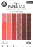 Studio Light Pattern Paper Pad - Christmas Reds