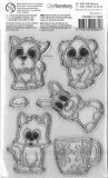 Craft Emotions Clearstamps A6 - Baby Animals 1