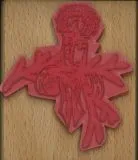 Stempel Kerze auf Tannenzweig (Restbestand)