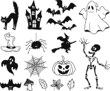 Stempel-Set „Halloween“