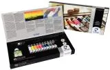 �lfarben-Set f�r Fortgeschrittene mit 10 Farben in 20 ml-Tuben + Zubeh�r