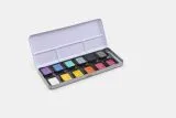 Perlglanz-Aquarellfarbset Rainbow - 12 Farben