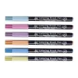 SAKURA Koi Colouring Brush Pen Set Earth | 6 Farben