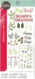 Sizzix Clear Stamps Set 29PK - Happy Holly Days by Catherine Pooler