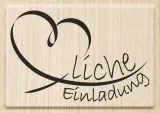 Stempel „Herzliche Einladung“