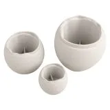 Silikon Gie�formen Set Vasen Wellenrand