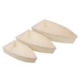 Holz Fischerboote Set