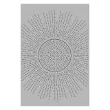 Sizzix 3-D Textured Impressions Embossing Folder - Cosmopolitan, Shine Bright By Stacey Park