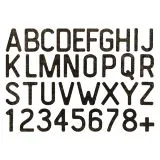 Sizzix 2-D Texture Fades Embossing Folder W/35PK Thinlits Set - Vault Side-Order Letterboard By Tim Holtz