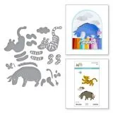 Spellbinders Etched Dies Say Cheese Classic Pooh Collection - Tigger + Eeyore