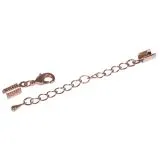 Schmuckverschluss montiert, 2mm � ros�