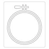 Sizzix Bigz Stanze by Eileen Hull Embroidery Hoop