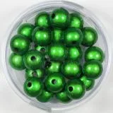Pracht Miracle Beads dunkelgr�n 8mm 25 St.
