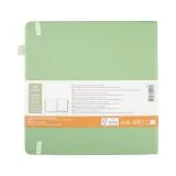 Gepunktetes Notizbuch mit Hardcover 20x20 cm Blasse Patina