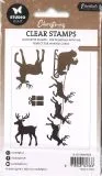 StudioLight Christmas Clear Stamps - Santa & Reindeer