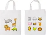 Bastel-Set Stoff bemalen „Animals & Zoo“ Kindertaschen