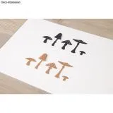 Stanzschablone Pilze