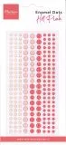 Decoration Enamel Dots - Duotone Hot pink 198 St�ck selbstklebend