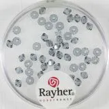 Rayher Swarovski Kristall-Schliffperlen 3mm rauch topas (Restbestand)