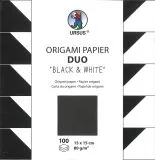 Origami Papier Duo black & white
