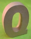 Rayher Pappmach� Buchstabe Q - 15cm