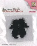 Nellies Choice clear Stamp - Two kissing angels