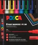 Marker UNI POSCA PC-3M 8 Paint Markers - Standard Colors