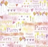 Premium Glitter Scrapbook paper Geburtstag 04