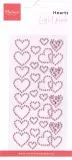 Marianne Design Hearts Rhinestones - light pink