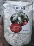 selbsthaftender, glitzernder Dekoschnee, irisierend