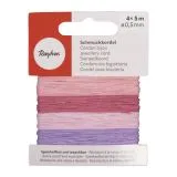 Schmuckkordel 0,5mm ros�