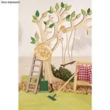 Deko Mini Gartenger�te + Strohhut