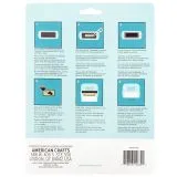 We R Makers Typeset Stamp Punch 6pcs