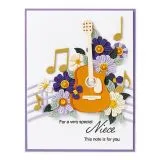 Spellbinders Cutting Dies - Mini Guitar