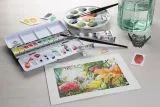 HORADAM Aquarell Malkasten Metall 12 x 1/2 N�pfchen + Leerschiene