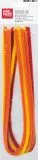Chenilledraht 50cm 8mm 10 St�ck Mix orange