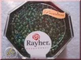 Premium-Rocailles, 2,2 mm � transparent Rainbow jaspis (Restbestand)