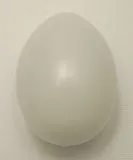 Plastik-Ei 6cm wei�
