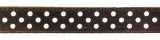 Rayher Satinband mit Punkten 9,5mm dunkelbraun