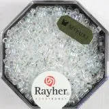 Delica-Rocailles, 2,2 mm � transparent Rainbow, mondstein