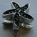 Rockstars Metall-Zierelement Seestern 12mm altsilber